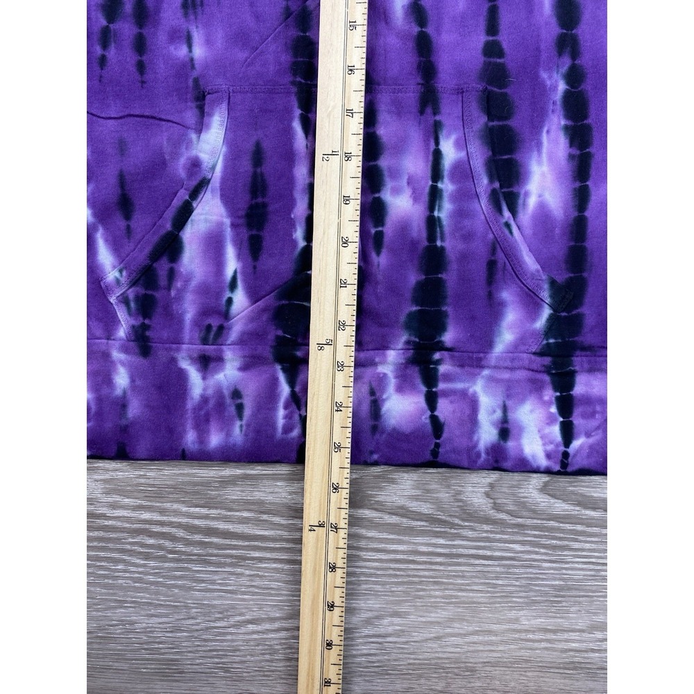 The Balance Collection Women's Long Sleeve Tie Dye Pullover Top Purple Large - Picture 7 of 7